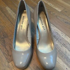 Like new beige Madden Girl high heels. Only worn twice.